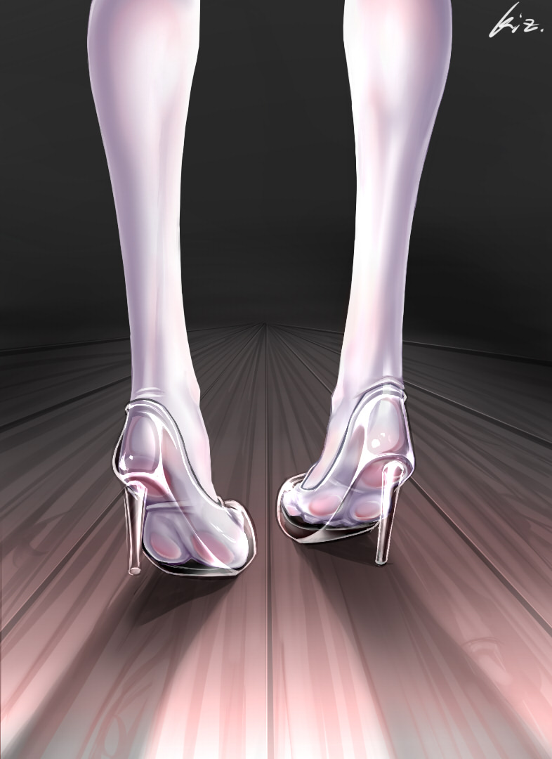水晶鞋特辑 没有一个少女能抵住水晶鞋的诱惑~ 插画-第5张