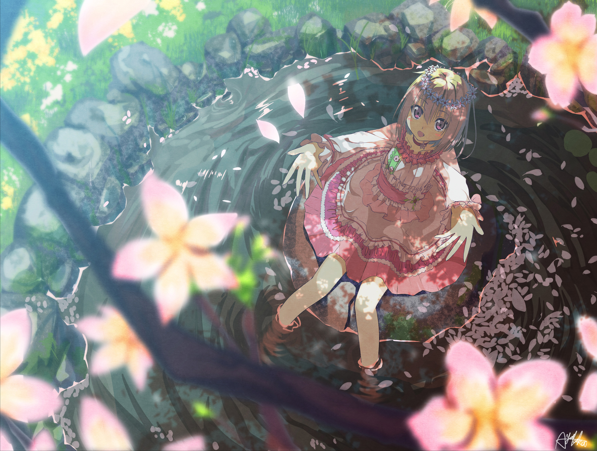 象征爱情与希望的樱花 少女与樱花特辑 插画-第7张