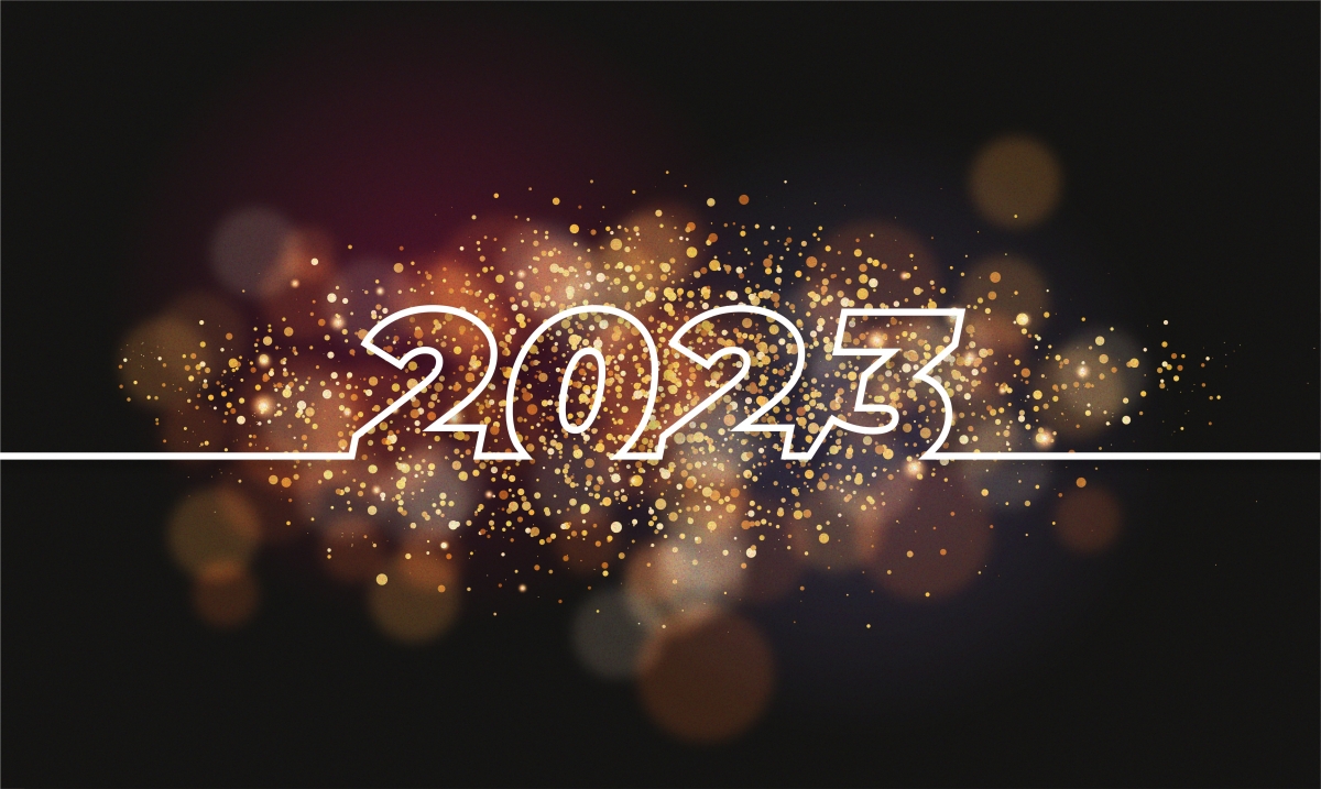 2023 新年 个性 数字 背景 5k 壁纸 图片 壁纸-第1张