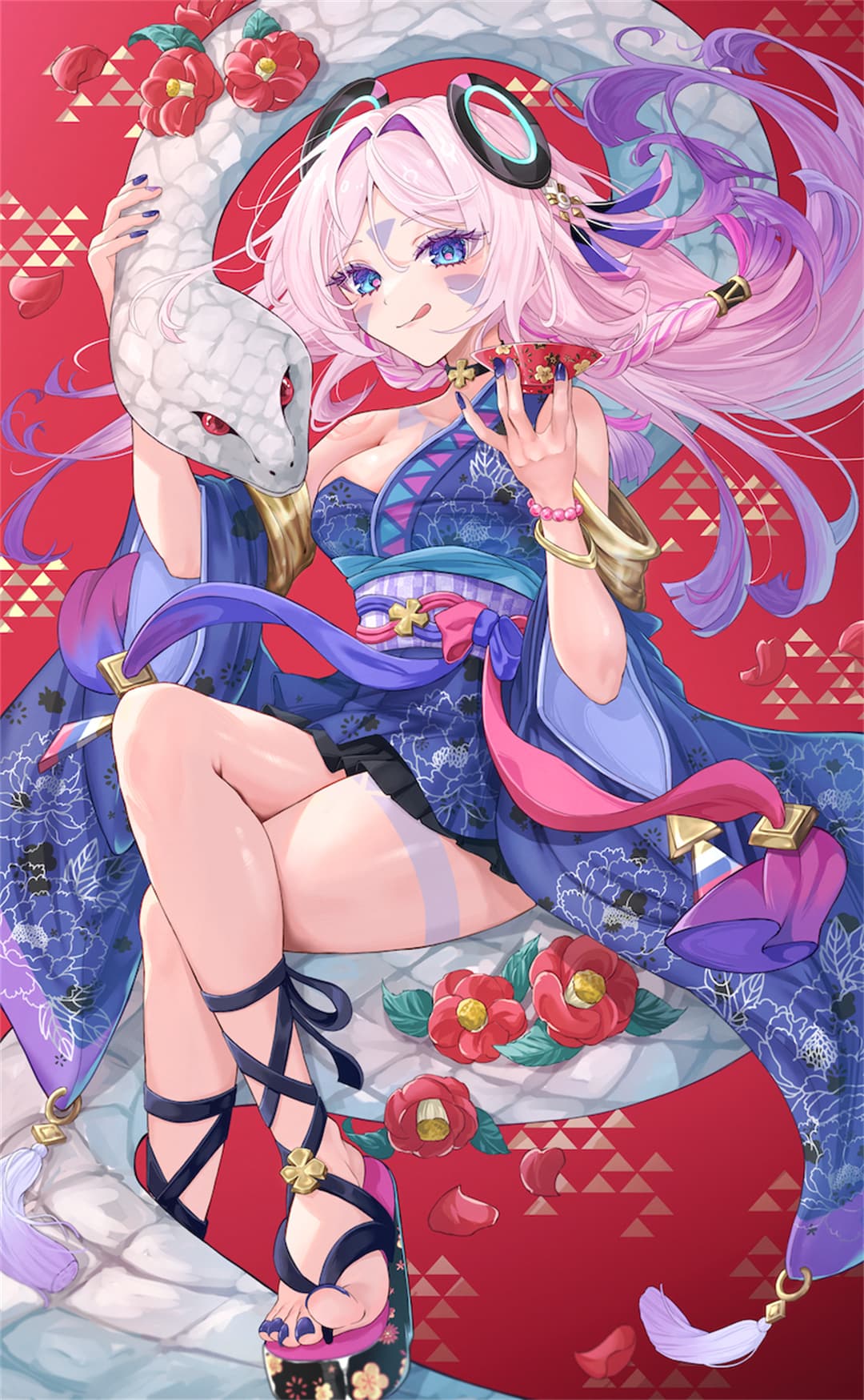 【插画美图】虚拟偶像 樱巫女 原神 马维卡 茜特拉莉 胡桃 星穹铁道 将军 孤独摇滚 小波奇 插画美图推荐 P站美图-第2张