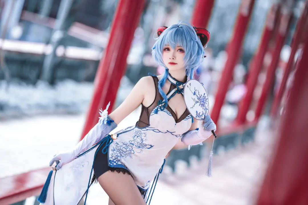 周末福利，惊艳cos美图盛宴，原神甘雨旗袍 COSPLAY-第2张