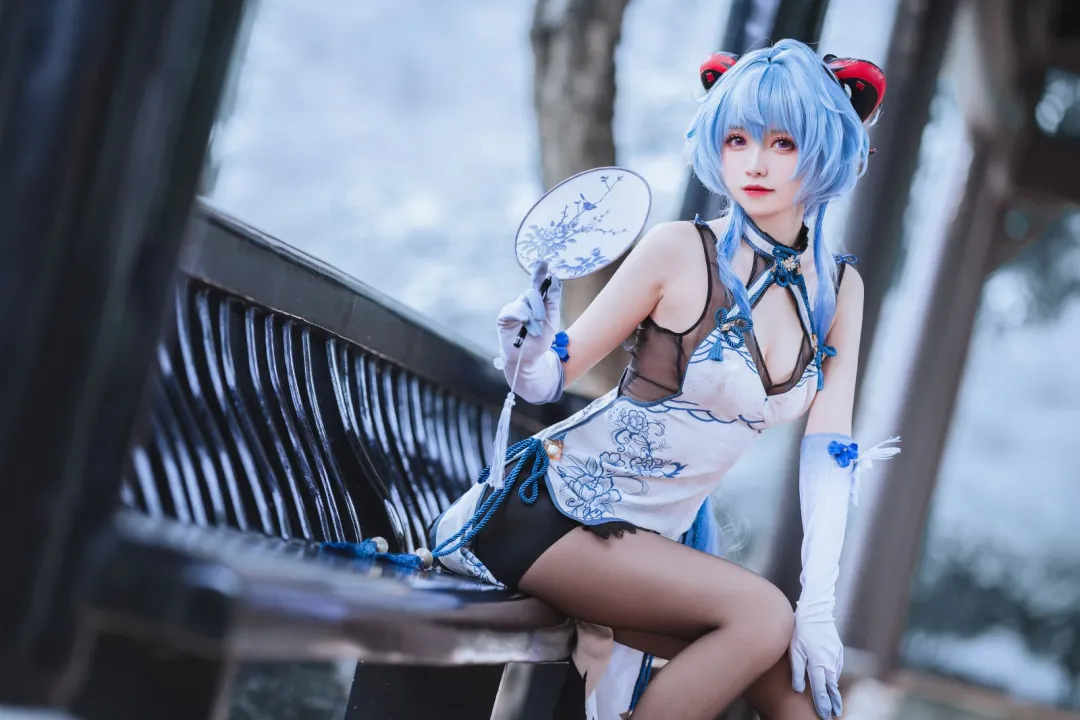 周末福利，惊艳cos美图盛宴，原神甘雨旗袍 COSPLAY-第4张