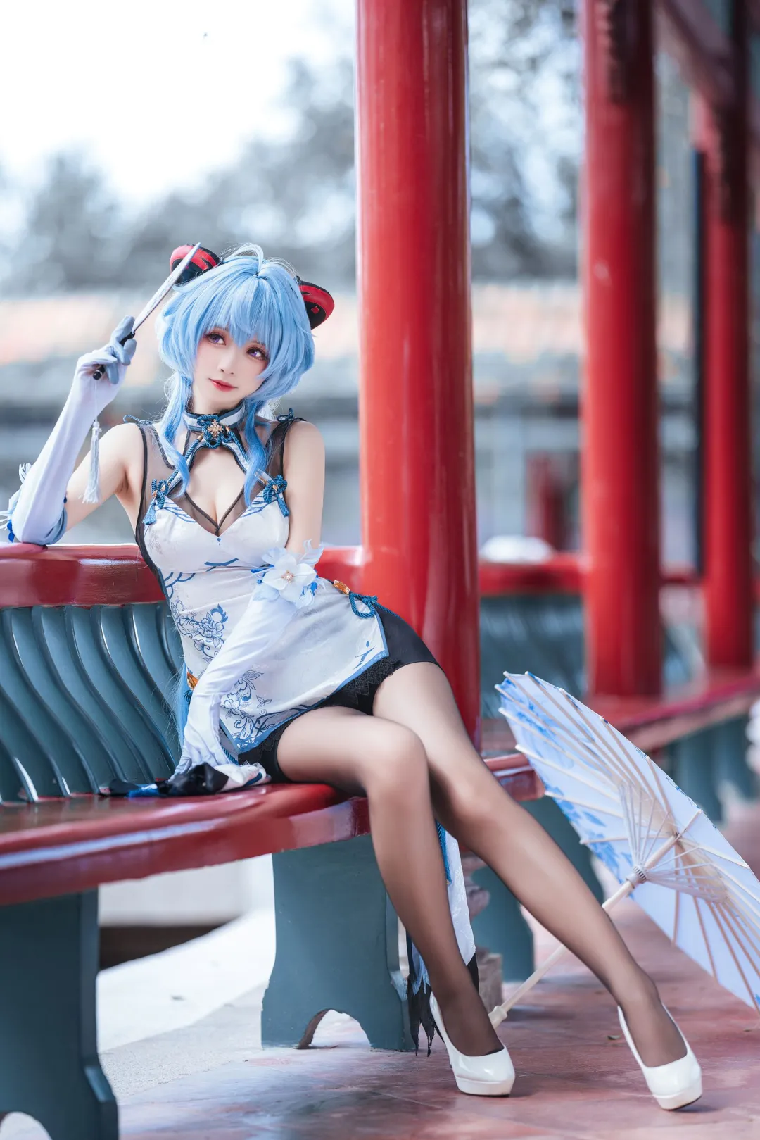 周末福利，惊艳cos美图盛宴，原神甘雨旗袍 COSPLAY-第5张