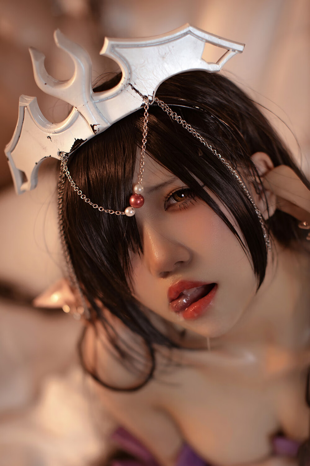 黑獣 黑精灵女王奥利卡 @阿薰kaOri COSPLAY-第1张