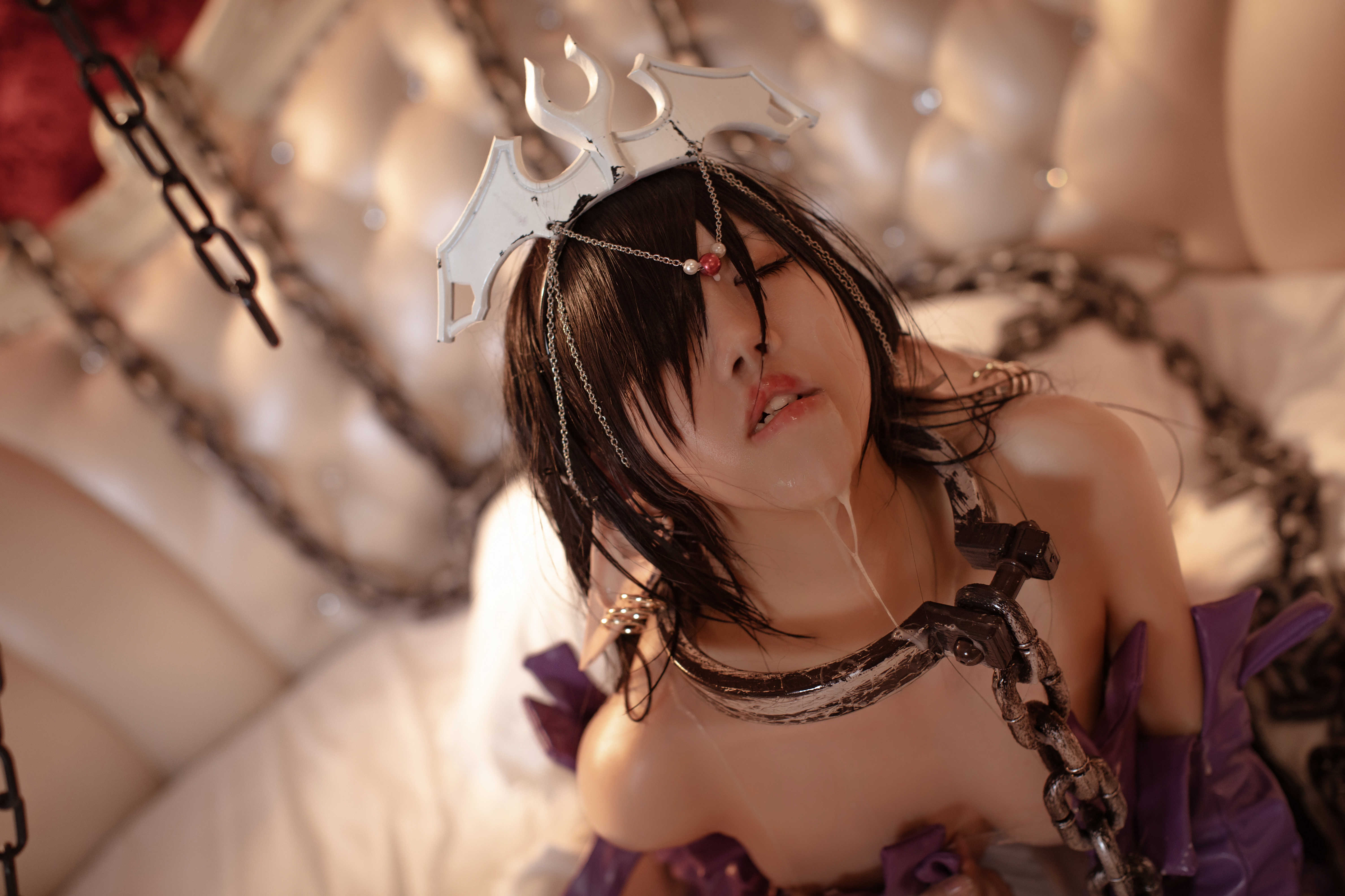 黑獣 黑精灵女王奥利卡 @阿薰kaOri COSPLAY-第8张