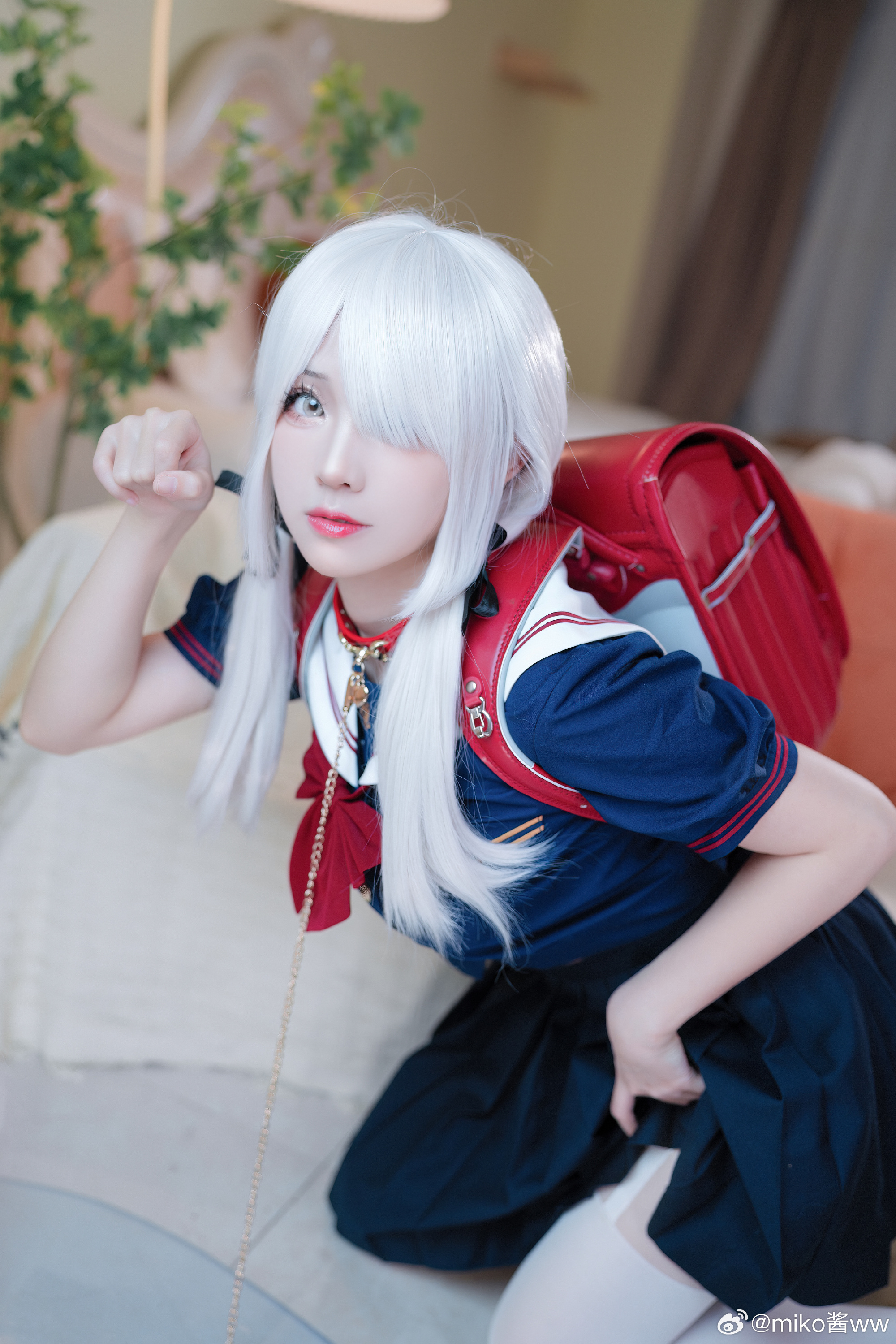 来…恰点雪糕🍦？@miko酱ww COSPLAY-第7张