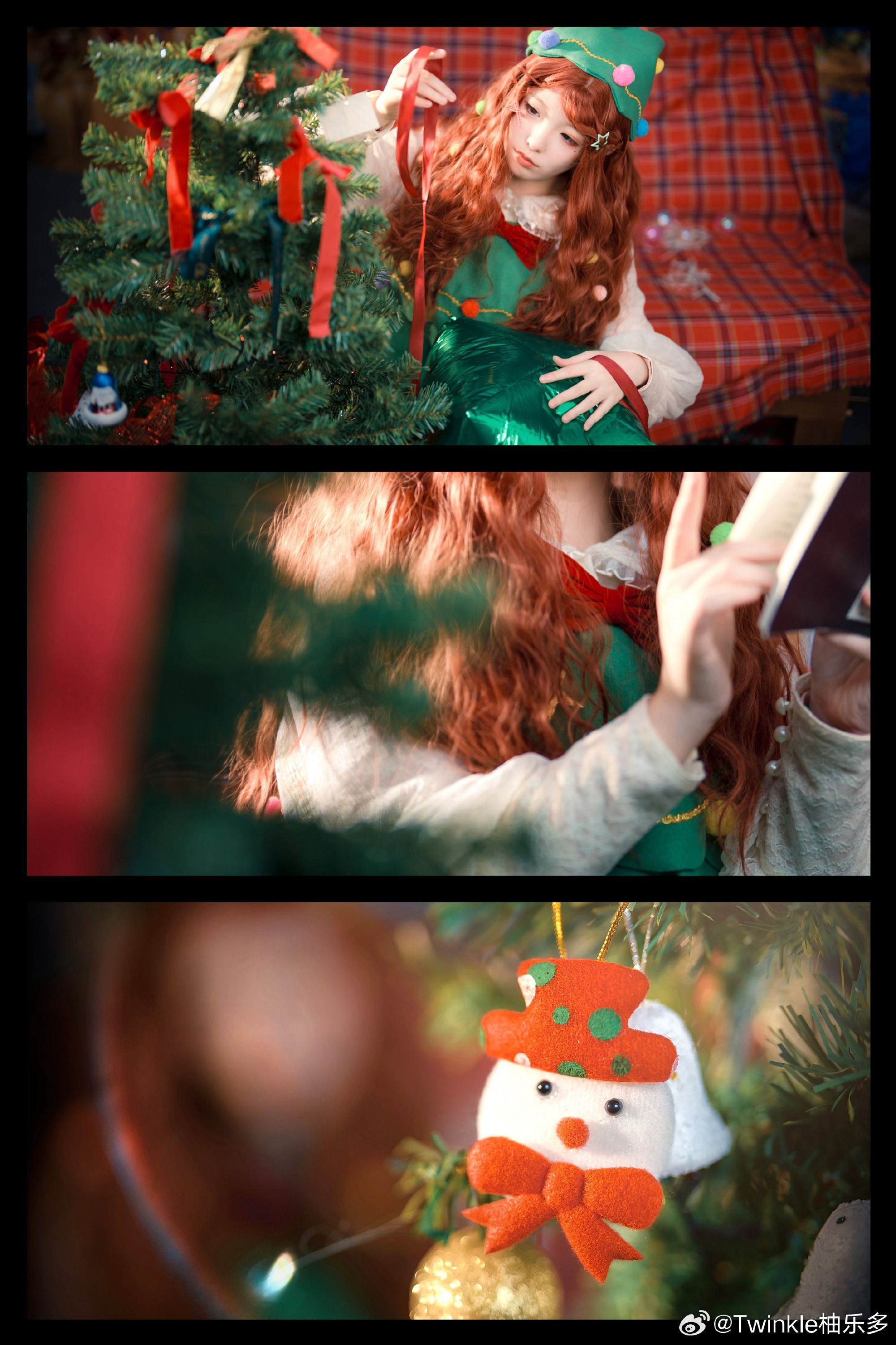 奇妙的，梦幻的，会发光的，温暖的，头上有星星闪烁的树。 ✨Merry Christmas✨圣诞节@Twinkle柚乐多 摄影-第5张