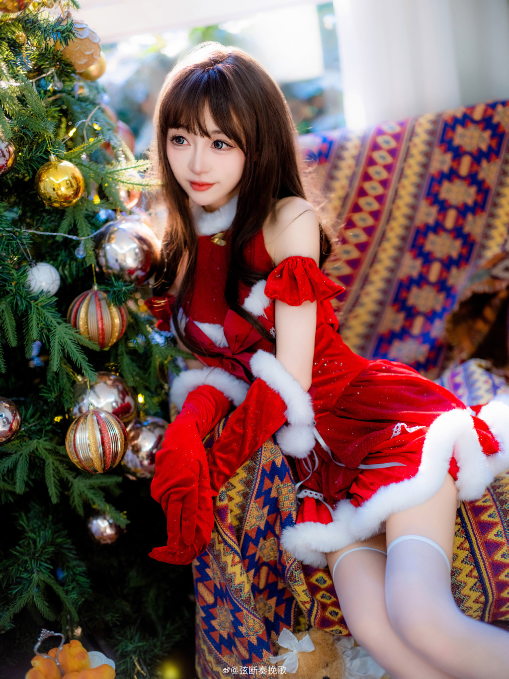 𝑴𝒆𝒓𝒓𝒚 𝑪𝒉𝒓𝒊𝒔𝒕𝒎𝒂𝒔 🎄🎄 少女写真 圣诞节@千葉sona COSPLAY-第2张